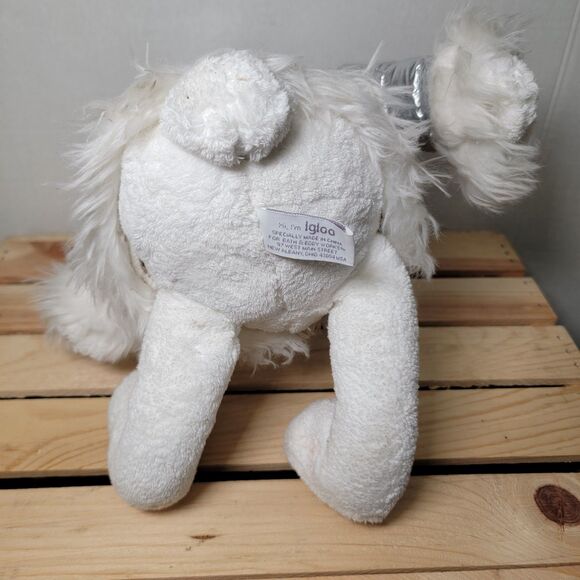 Bath & Body Works White Polar Bear "Igloo" w/ Silver Hooded Jacket - Picture 6 of 8